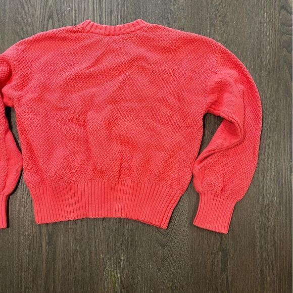 GAP Mix-Stitch Crew Neck Sweater Coral - Size M - Picture 10 of 10